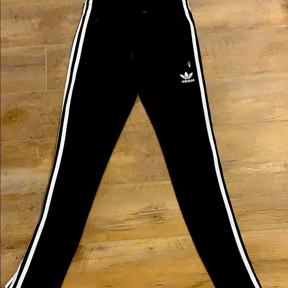 Adidas track pant ..skinny leg